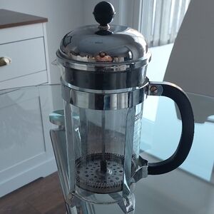 Bodum Chrome and Black French Press